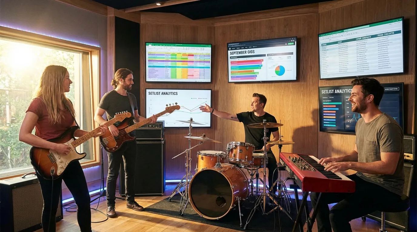 Band organisation and management for New Year success