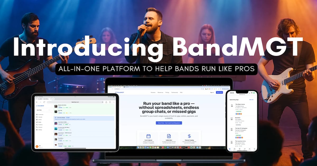 Introducing BandMGT: The All-in-One Band Management Software You’ve ...