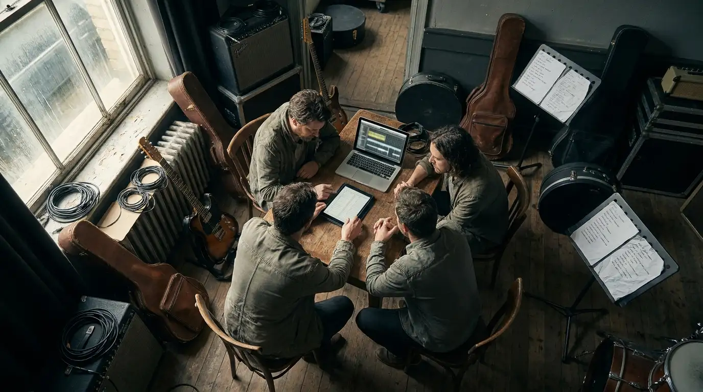 The Cover Band System: Track Gigs, Setlists, Members and Money in One Place